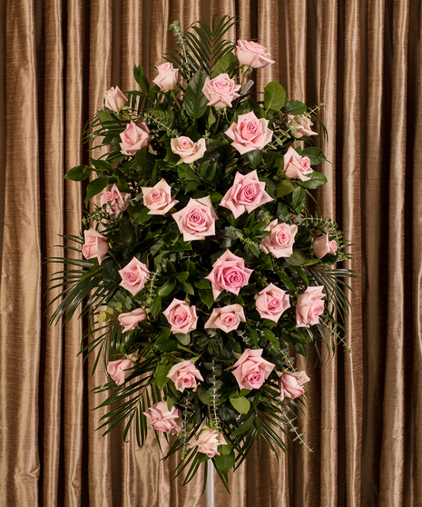 Pink Roses Standing Spray